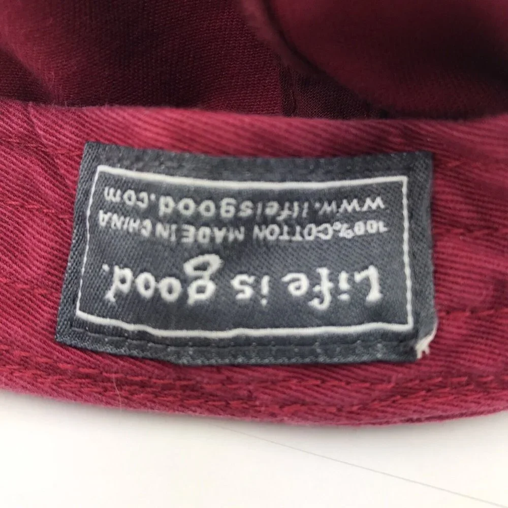 Life Is Good Surfer‎ Surf Hat Baseball Cap Adjustable Embroidered